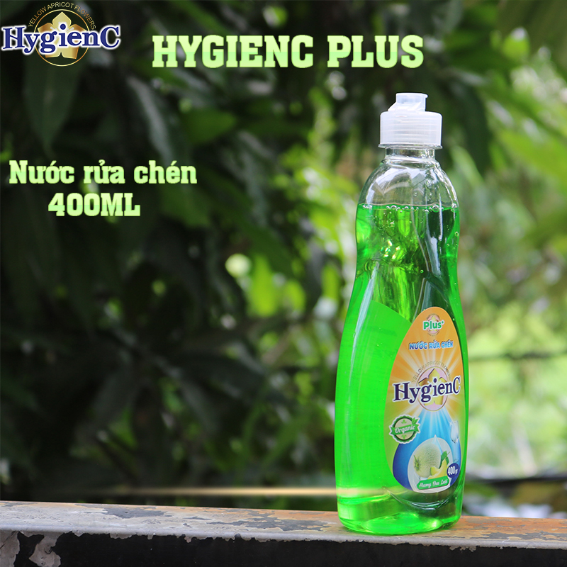 Mô tả Nước rửa chén bát HygienC Plus  - Khối lượng 400g thái - 3