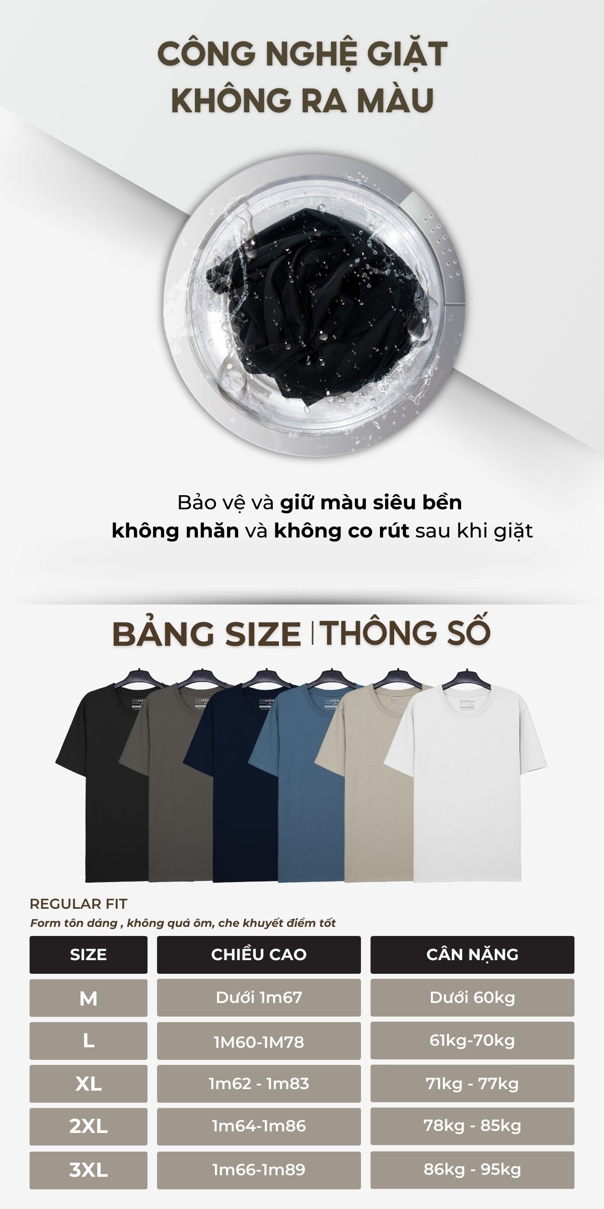 Áo thun nam SIXMEN review