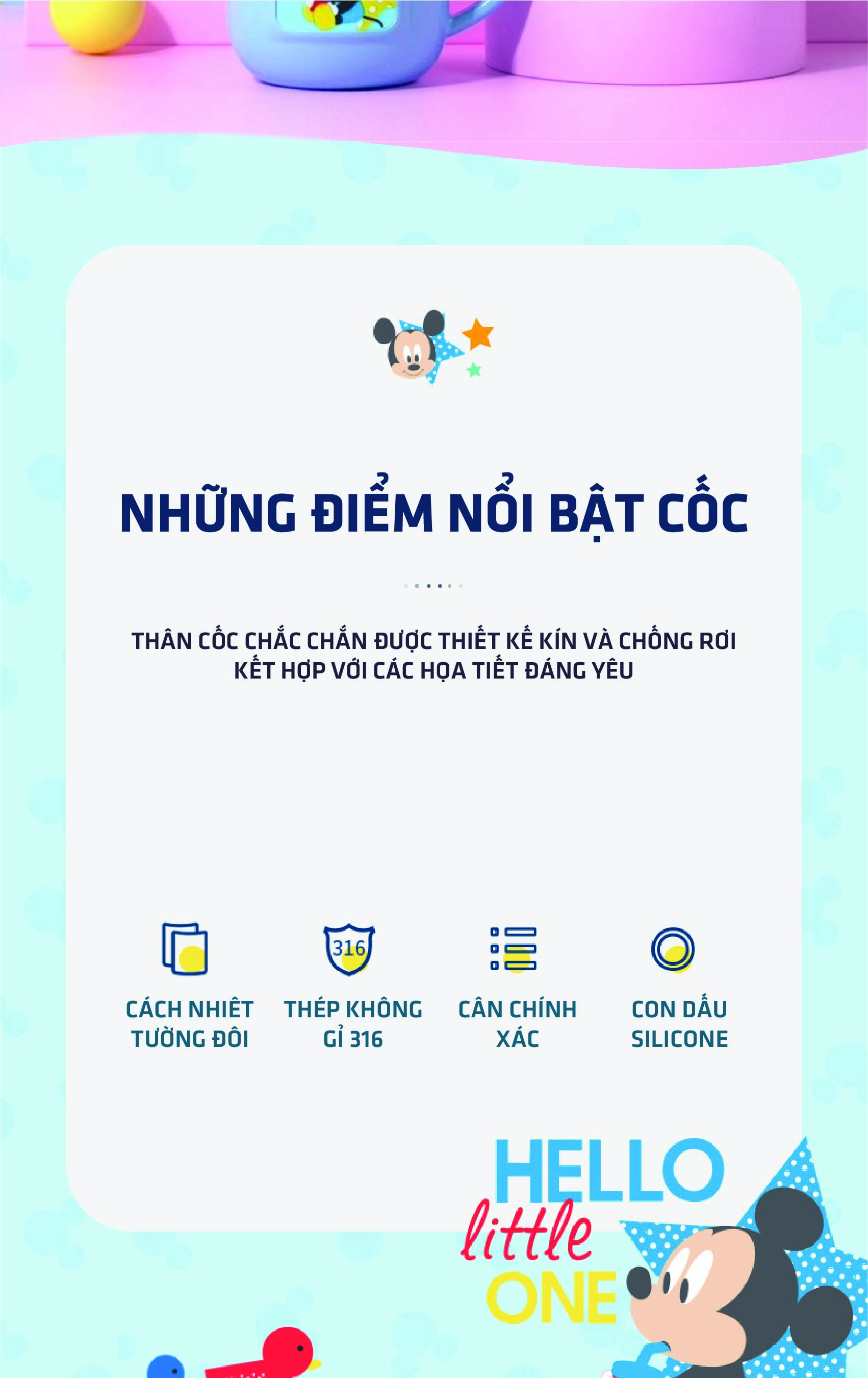 Mô tả Cốc uống nước cho bé 1989KIDS bằng thép không gỉ,cốc giữ nhiệt trẻ em có nắp đậy chống rơi,ly nước giữ nhiệt đáng yêu - 2