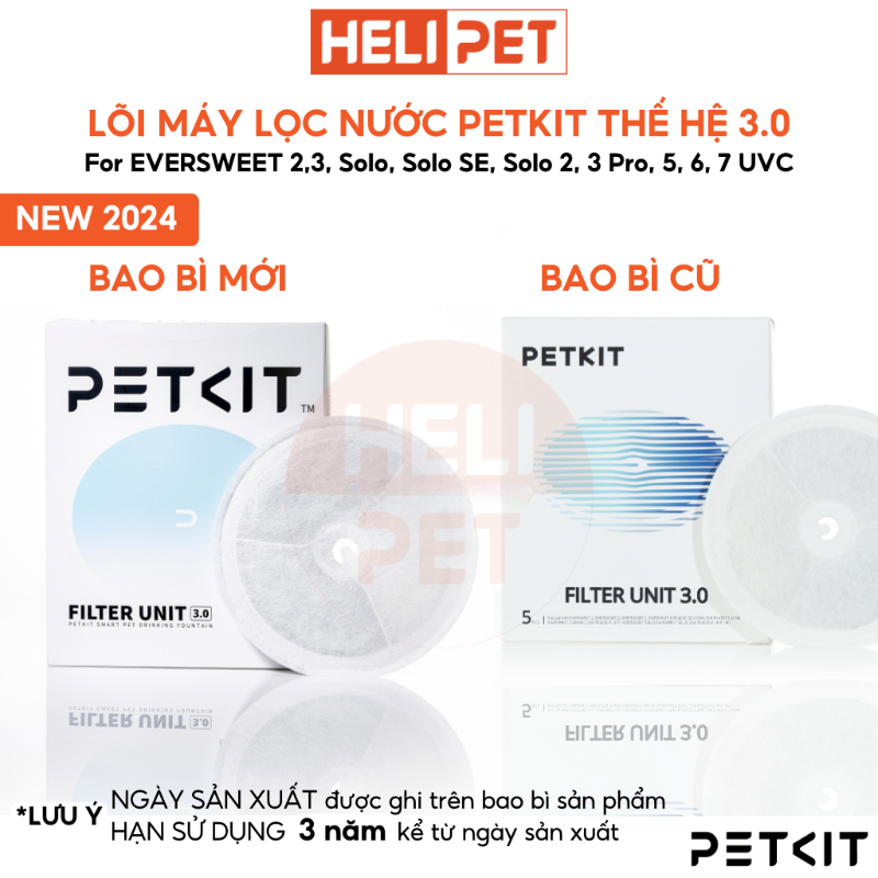 Mô tả Lõi Lọc Nước PETKIT Dùng Cho Eversweet Solo, Solo SE, 2, 3, 6,7 thế hệ 3.0 - HeLiPet - 4