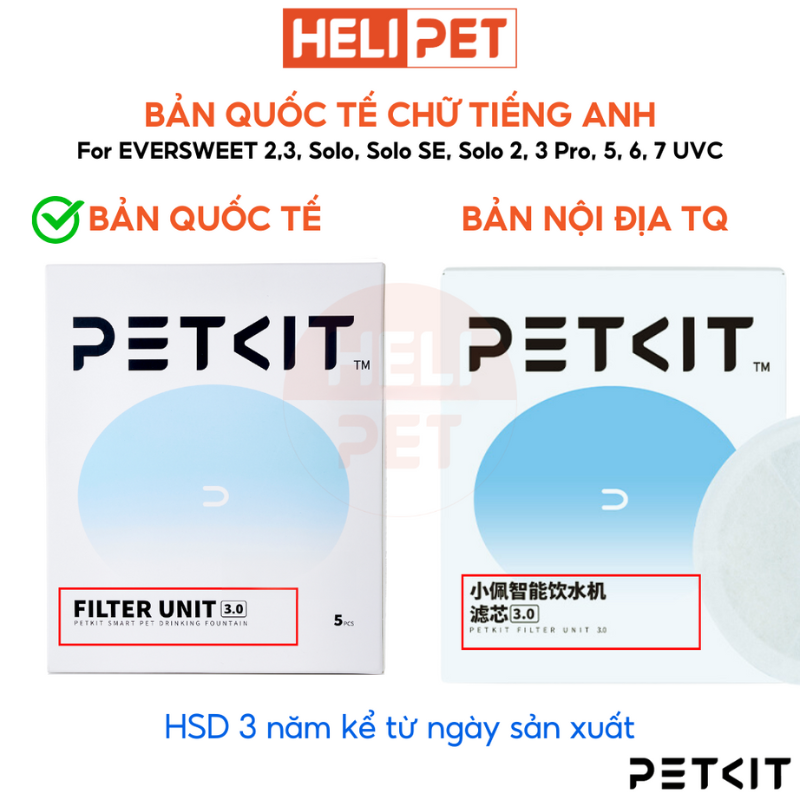 Mô tả Lõi Lọc Nước PETKIT Dùng Cho Eversweet Solo, Solo SE, 2, 3, 6,7 thế hệ 3.0 - HeLiPet - 5