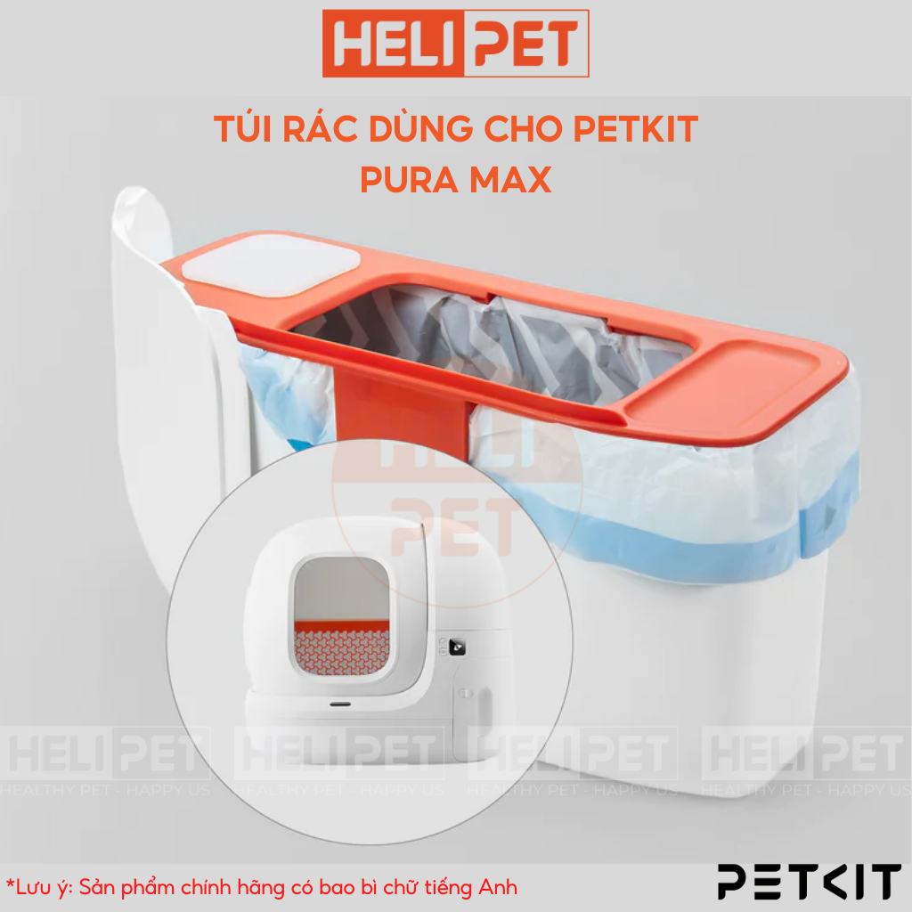 Mô tả Túi Đựng Rác PETKIT Dùng Cho Máy Vệ Sinh Tự Động Cho Mèo Pura X và Pura Max PETKIT - HeLiPet - 3