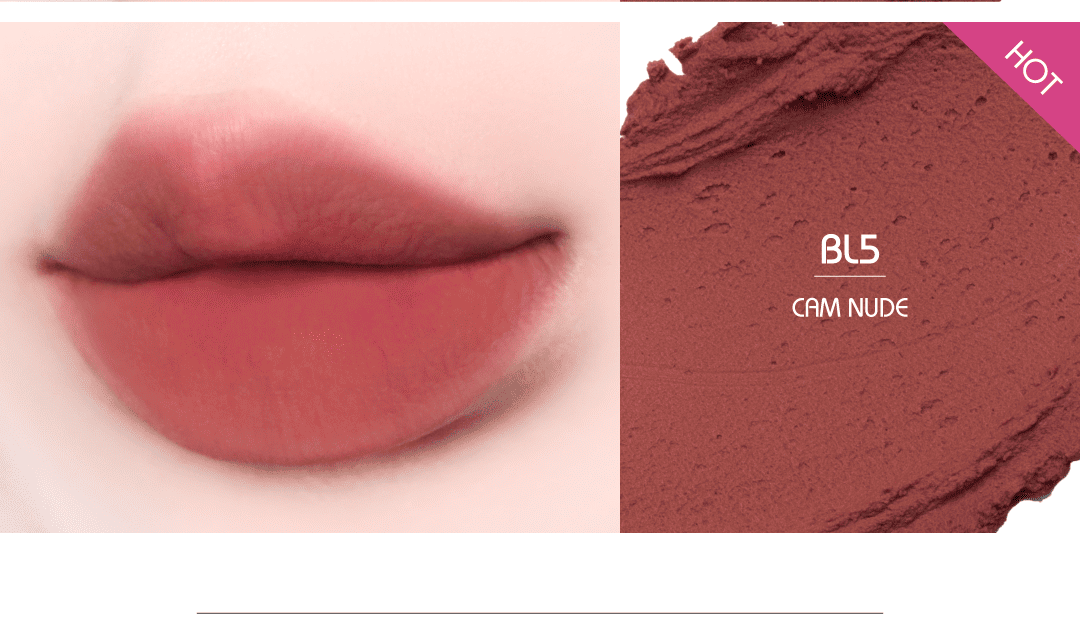 Mô tả Son Kem Bùn kiêm Má Hồng Kết Cấu Bơ Mịn Lì Dạng Hũ Merzy Blurry Lip & Cheek Mousse 6g - 4