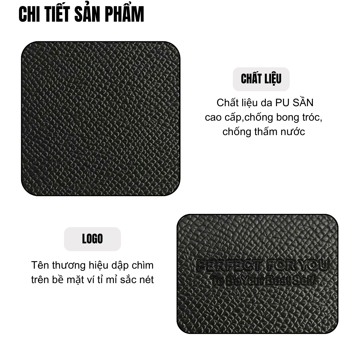Mô tả Ví Nữ Mini Cầm Tay PERFECT FOR YOU Nhiều Ngăn Da Cao Cấp Cực Đẹp PFY53 - 5