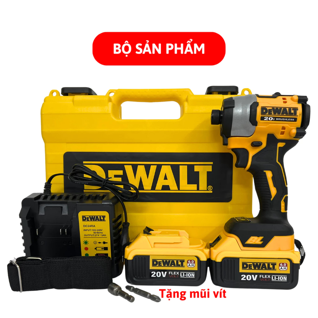 Máy Khoan Pin Dewalt Pin15Cell, Pin10Cell Kèm Phụ Kiện, Không Chổi Than ...