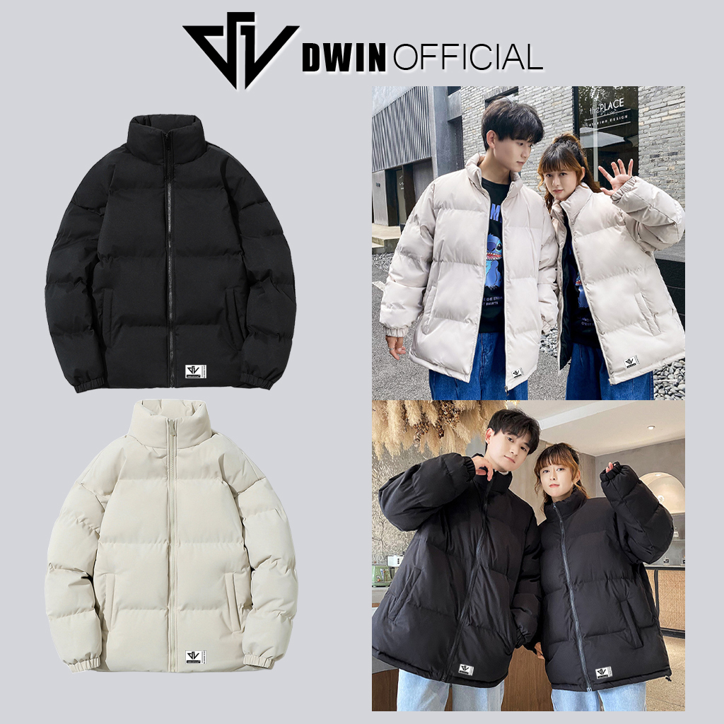 Mô tả Áo khoác phao nam nữ DWIN local brand form oversize cổ cao unisex trần bông dày dặn siêu ấm - 2