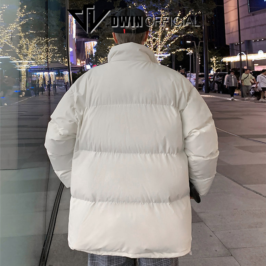 Mô tả Áo khoác phao nam nữ DWIN local brand form oversize cổ cao unisex trần bông dày dặn siêu ấm - 4