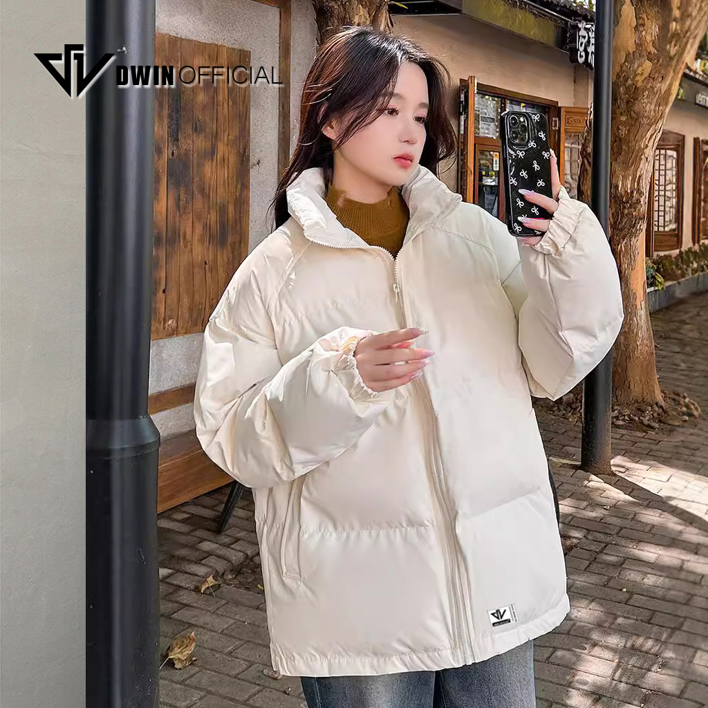 Mô tả Áo khoác phao nam nữ DWIN local brand form oversize cổ cao unisex trần bông dày dặn siêu ấm - 5