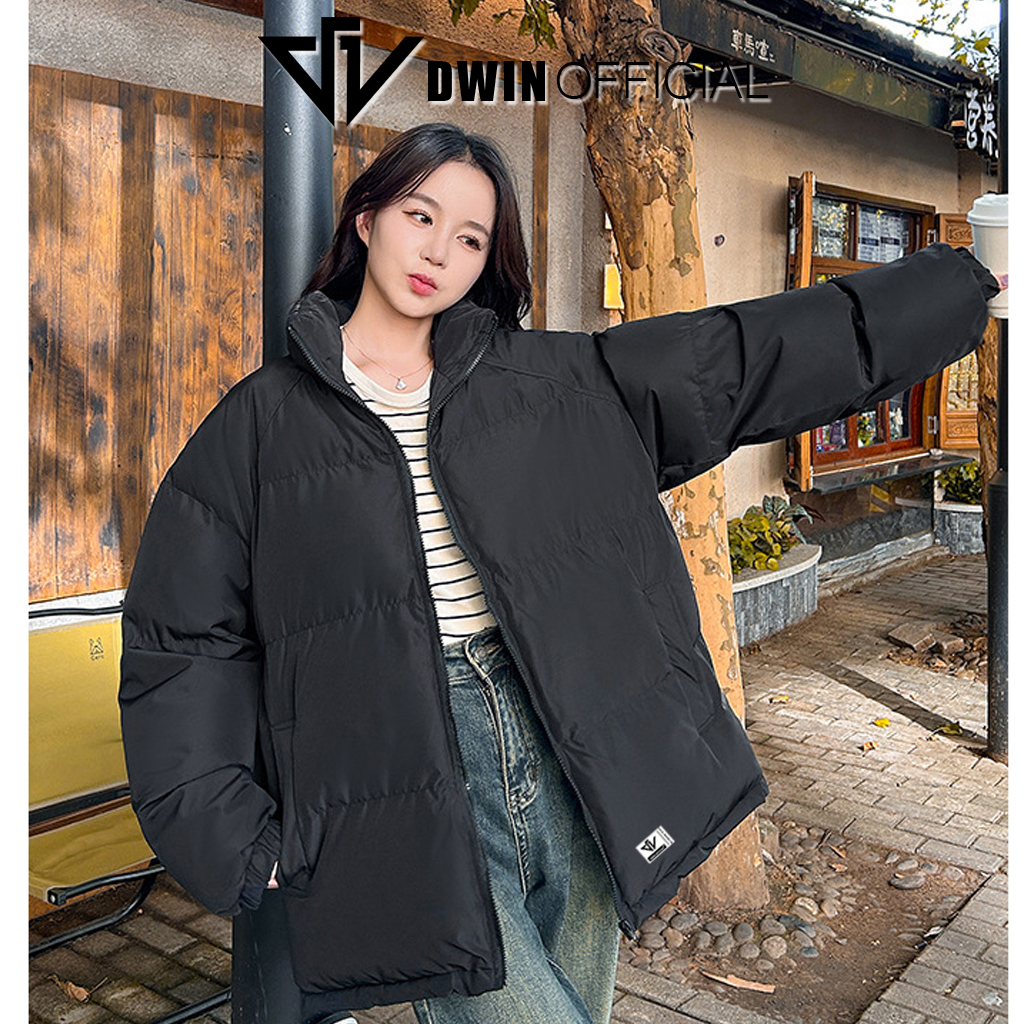 Mô tả Áo khoác phao nam nữ DWIN local brand form oversize cổ cao unisex trần bông dày dặn siêu ấm - 6