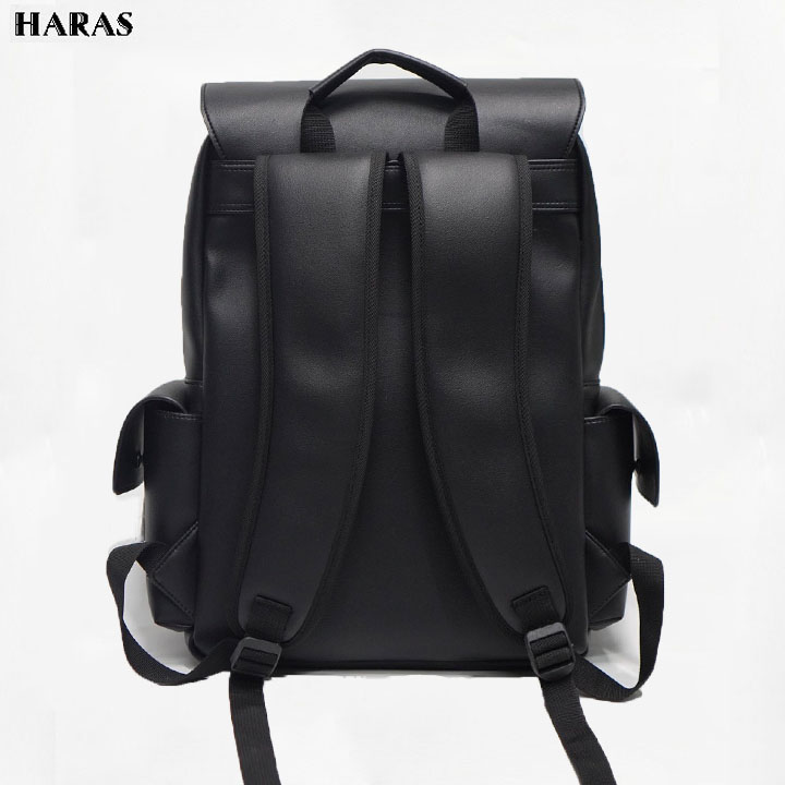 Mô tả Balo Da PU Cao Cấp Nam Nữ Thời Trang Chống Thấm Nước HARAS HR353 - 2