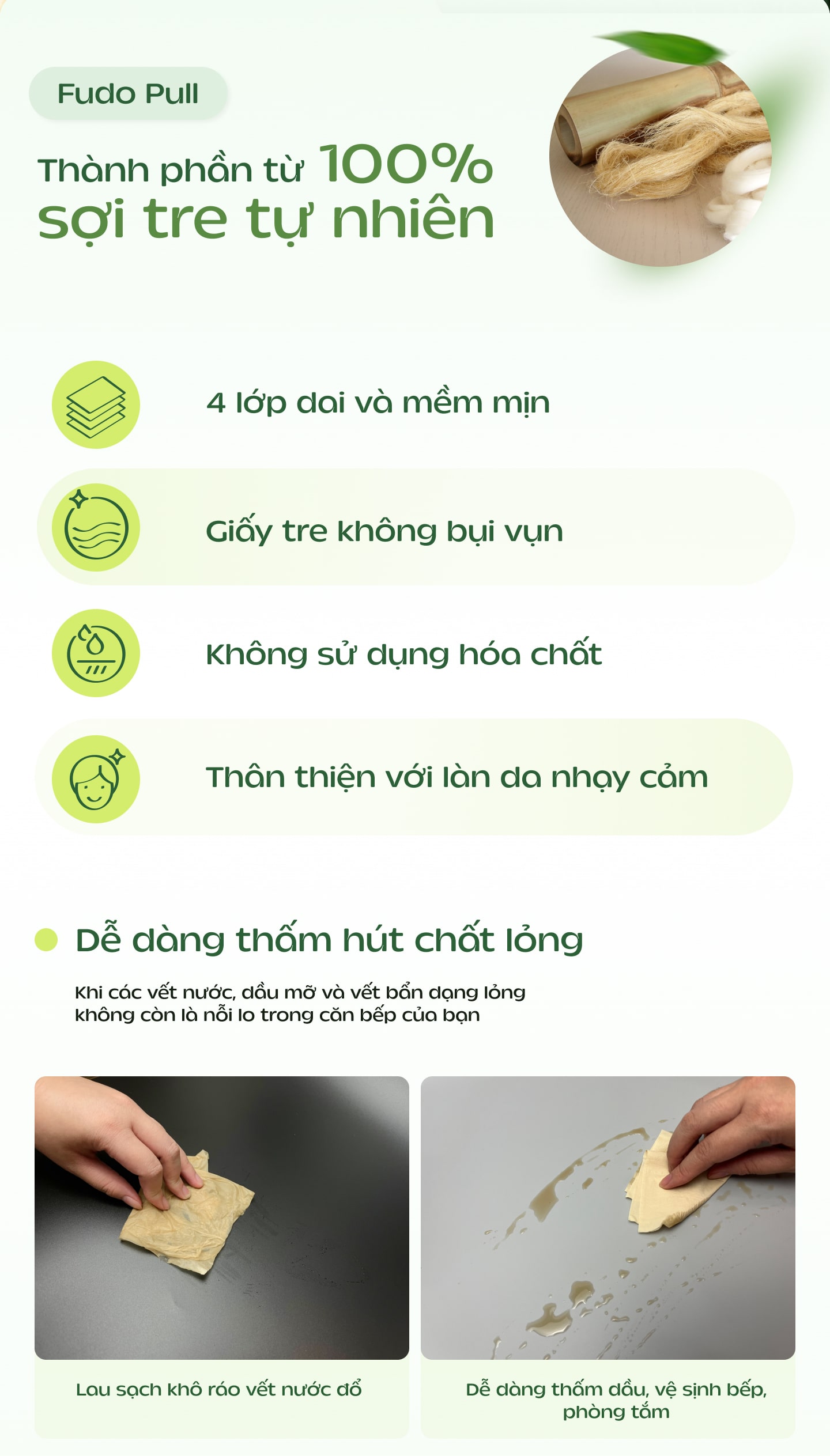 Khăn Giấy An Toàn Cho Da