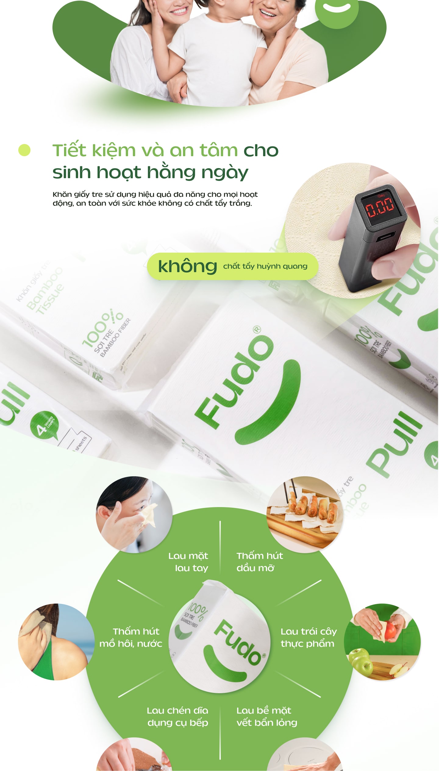 Khăn Giấy Lau Bếp Fudo