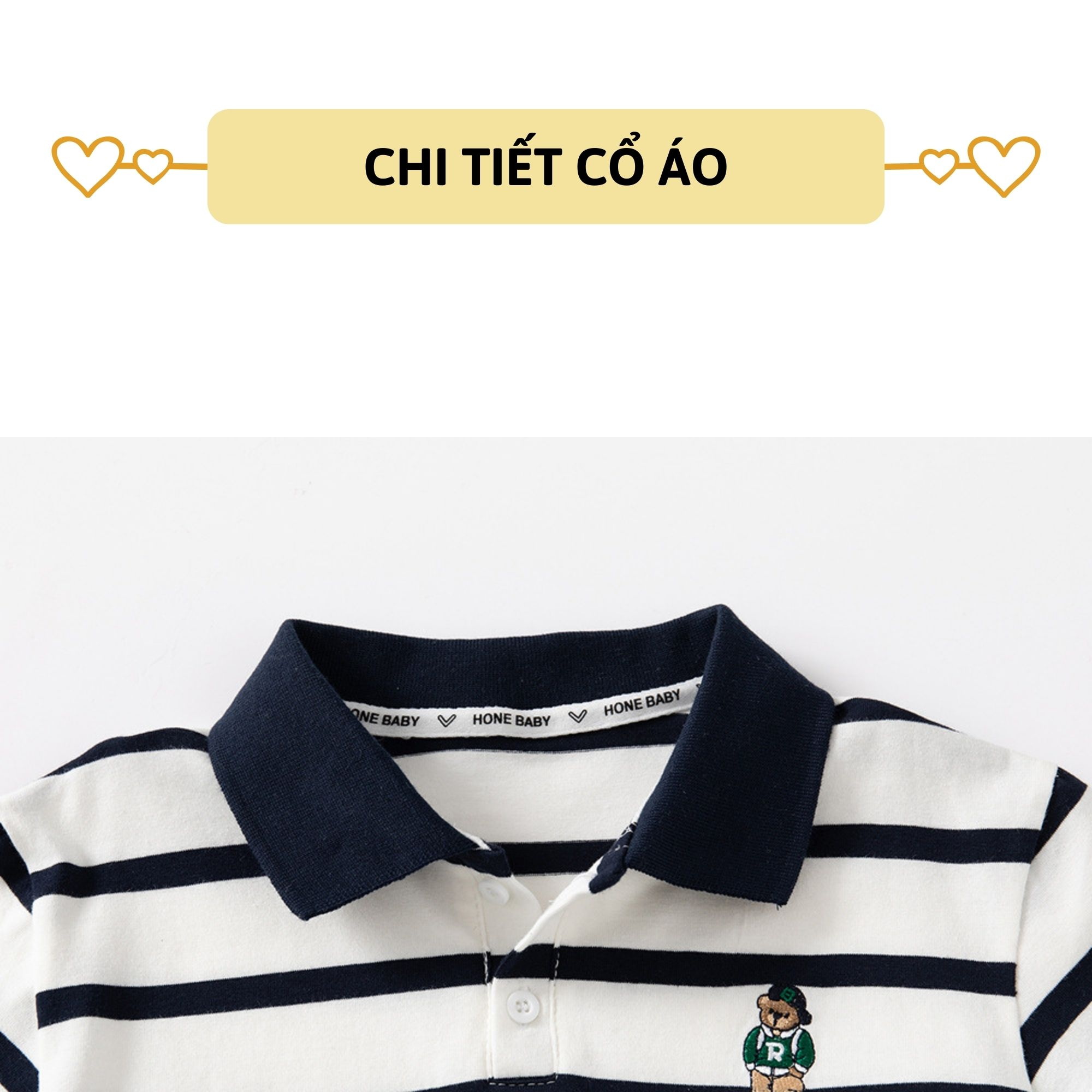 Áo Polo bé trai 27Kids KACADY BSPO4