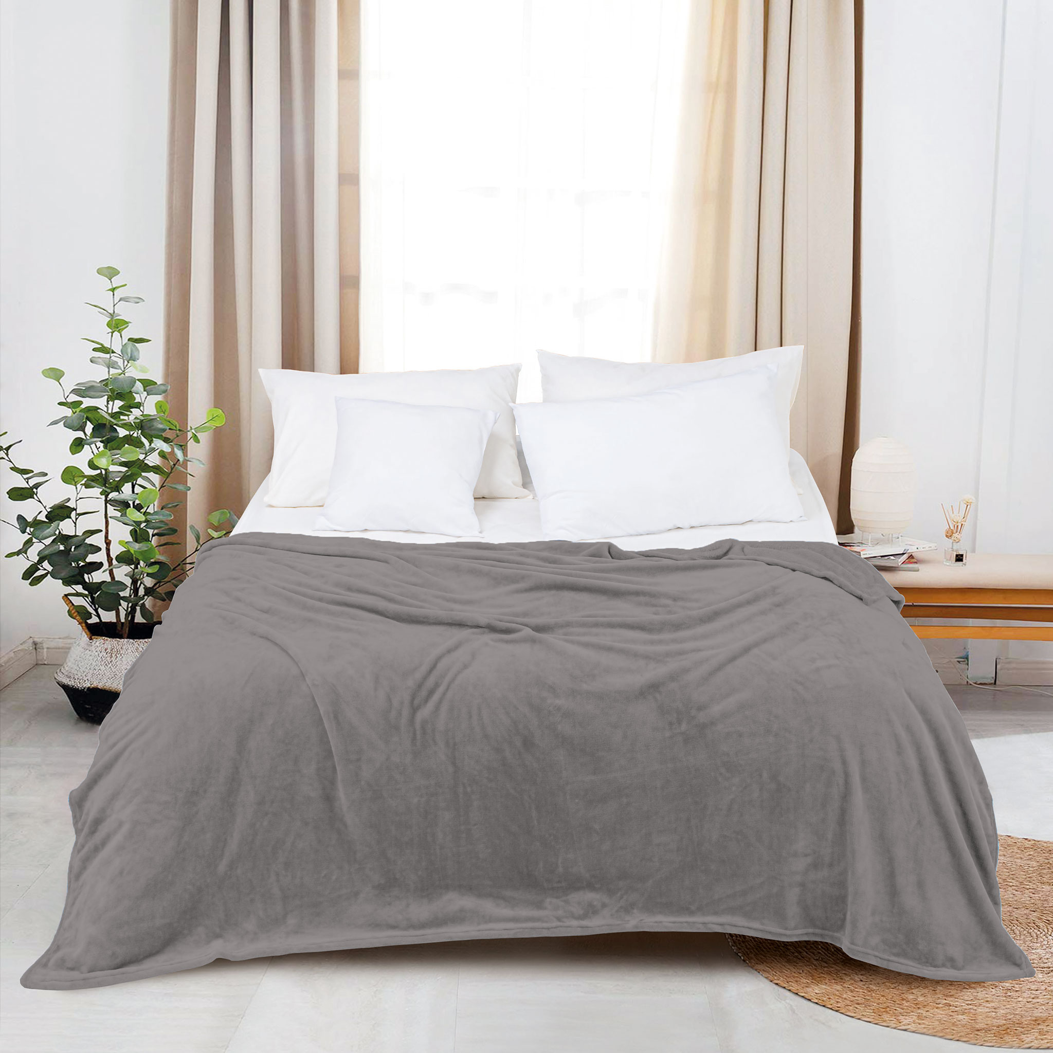 Mô tả Chăn nỉ Akemi Colourlush Flannel Blanket 150x200cm, 1 cái - 2