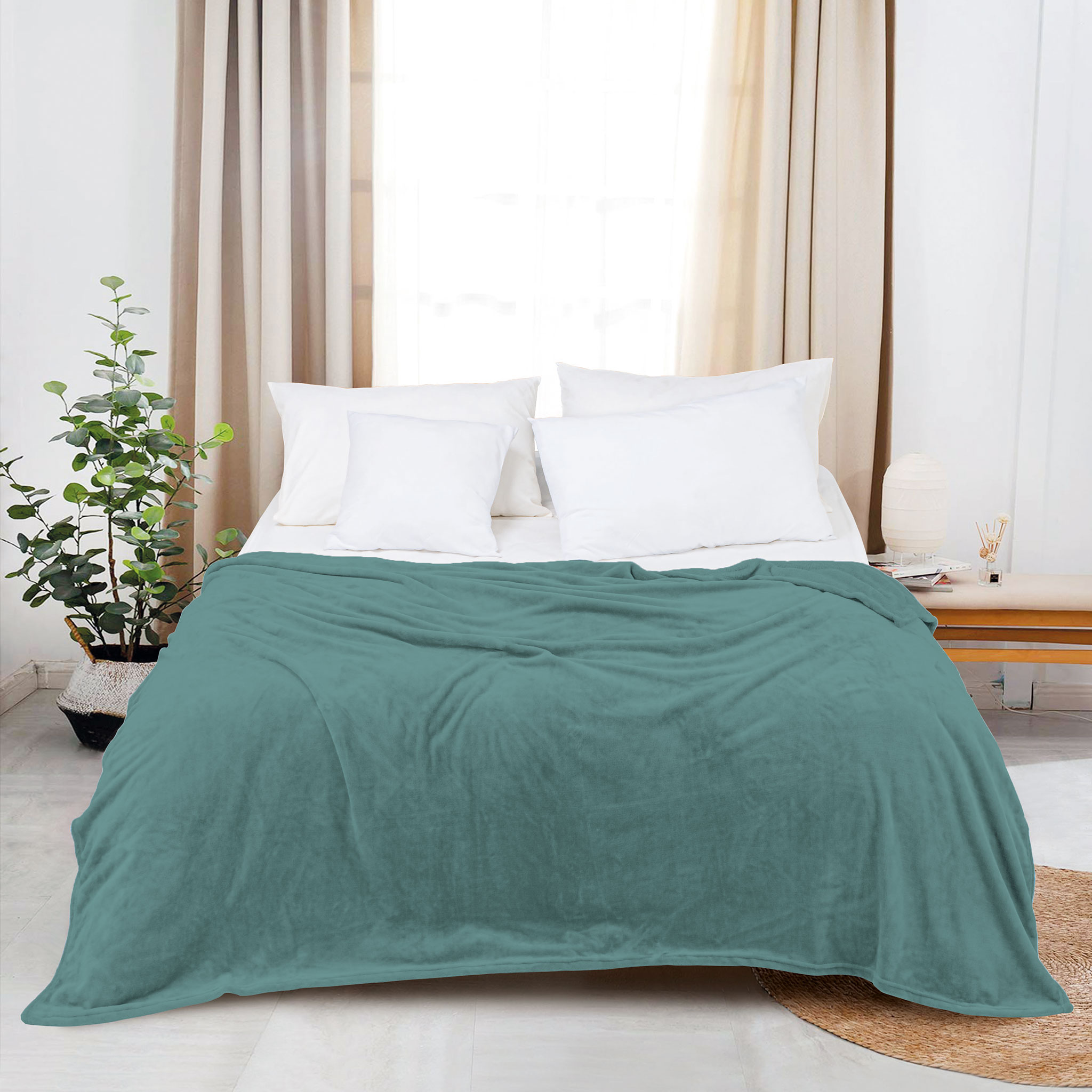 Mô tả Chăn nỉ Akemi Colourlush Flannel Blanket 150x200cm, 1 cái - 5