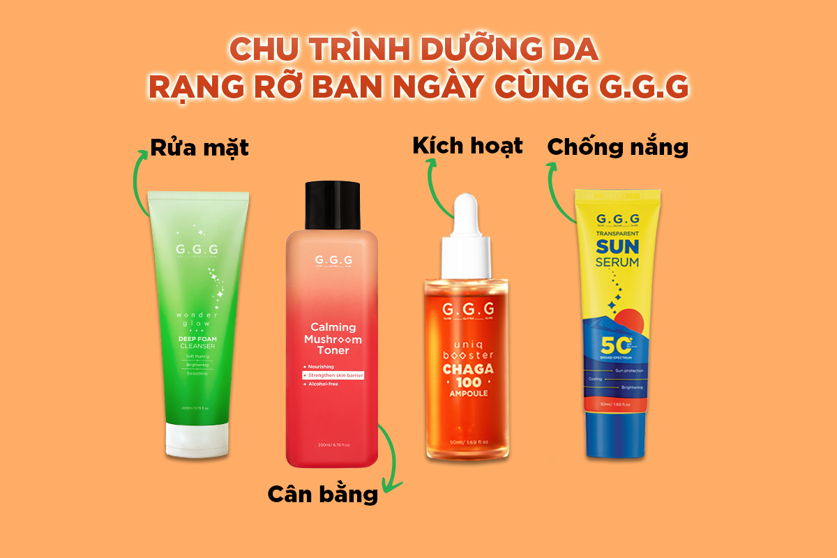 Mô tả Toner Nấm Không Cồn Cấp ẩm Dịu Da Tức Thì - G.G.G Calming Mushroom Toner 200ml - 10