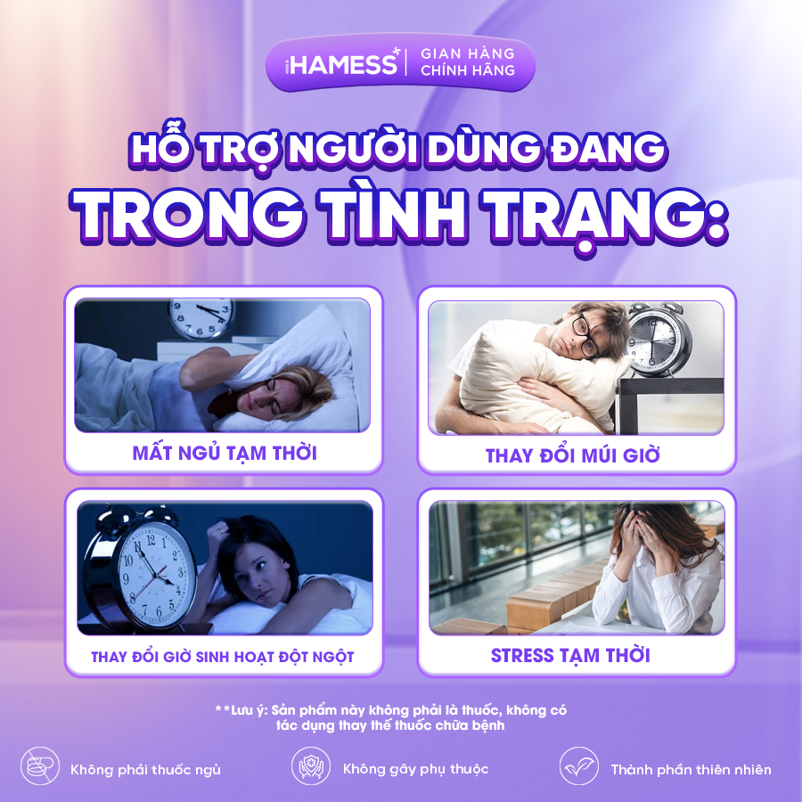 Mô tả Xịt ngủ iHAMESS vị bạc hà, Xịt ngủ ngon melatonin hỗ trợ điều hòa nhịp sinh học giấc ngủ 15ml - 5