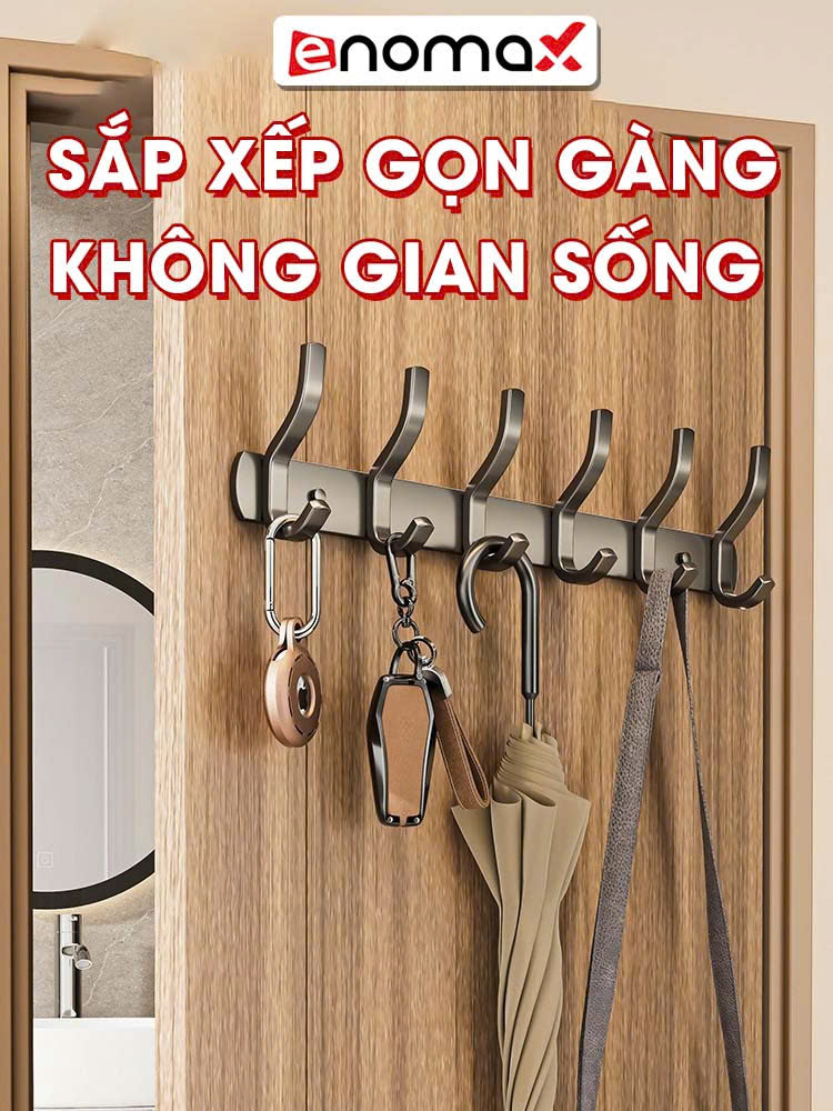 Móc treo tường Enomax thép carbon