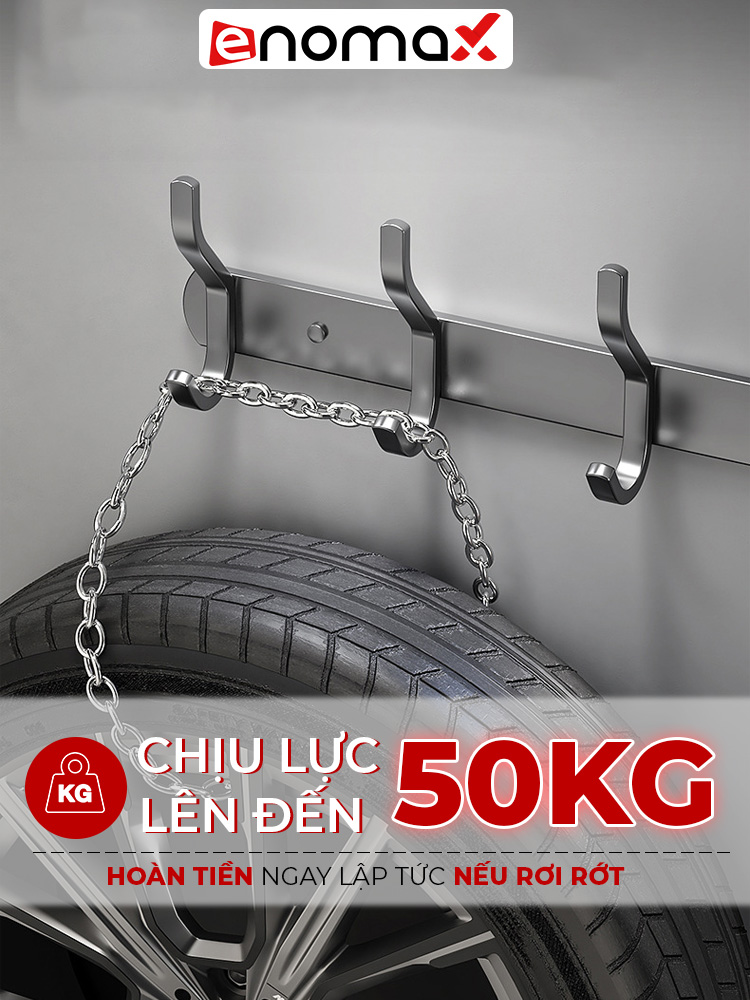 Móc treo Enomax dễ lắp đặt