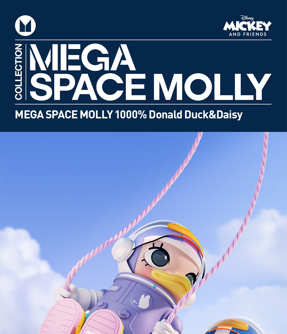 POP MART MEGA SPACE MOLLY 1000% Daisy/Donald Duck | Shopee Việt Nam
