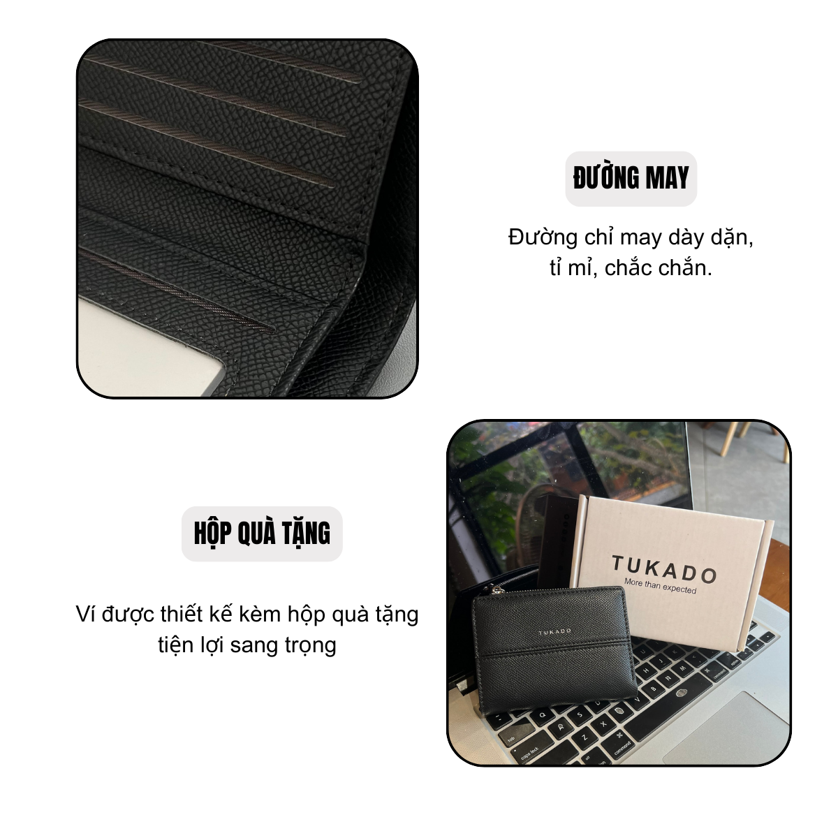 Ví Nữ Ngắn Mini TUKADO TK08 - Các màu sắc
