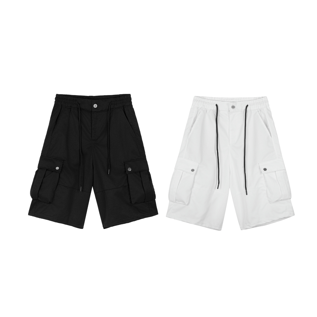 Mô tả Baggy Kaki Short SAIGONESE Quần Đùi Lửng  Form Rộng Unisex Nam Nữ - 1