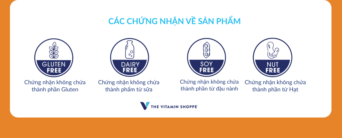 Mô tả Viên uống giảm căng thẳng lo âu THE VITAMIN SHOPPE 5-HTP With Vitamin B6 100MG 60/120 viên - 4