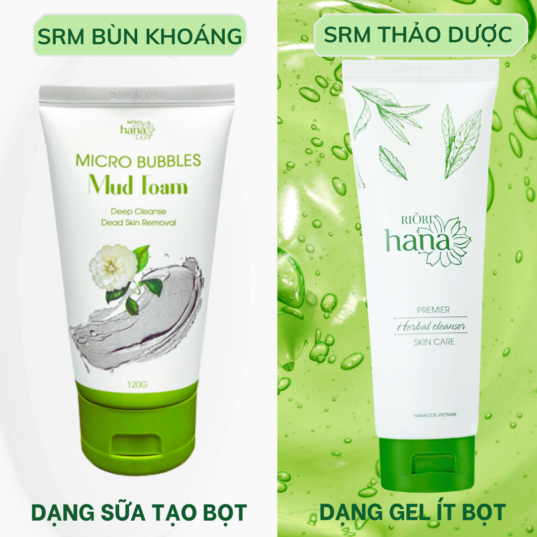 Sữa Rửa Mặt Thảo Mộc RIORI HANA