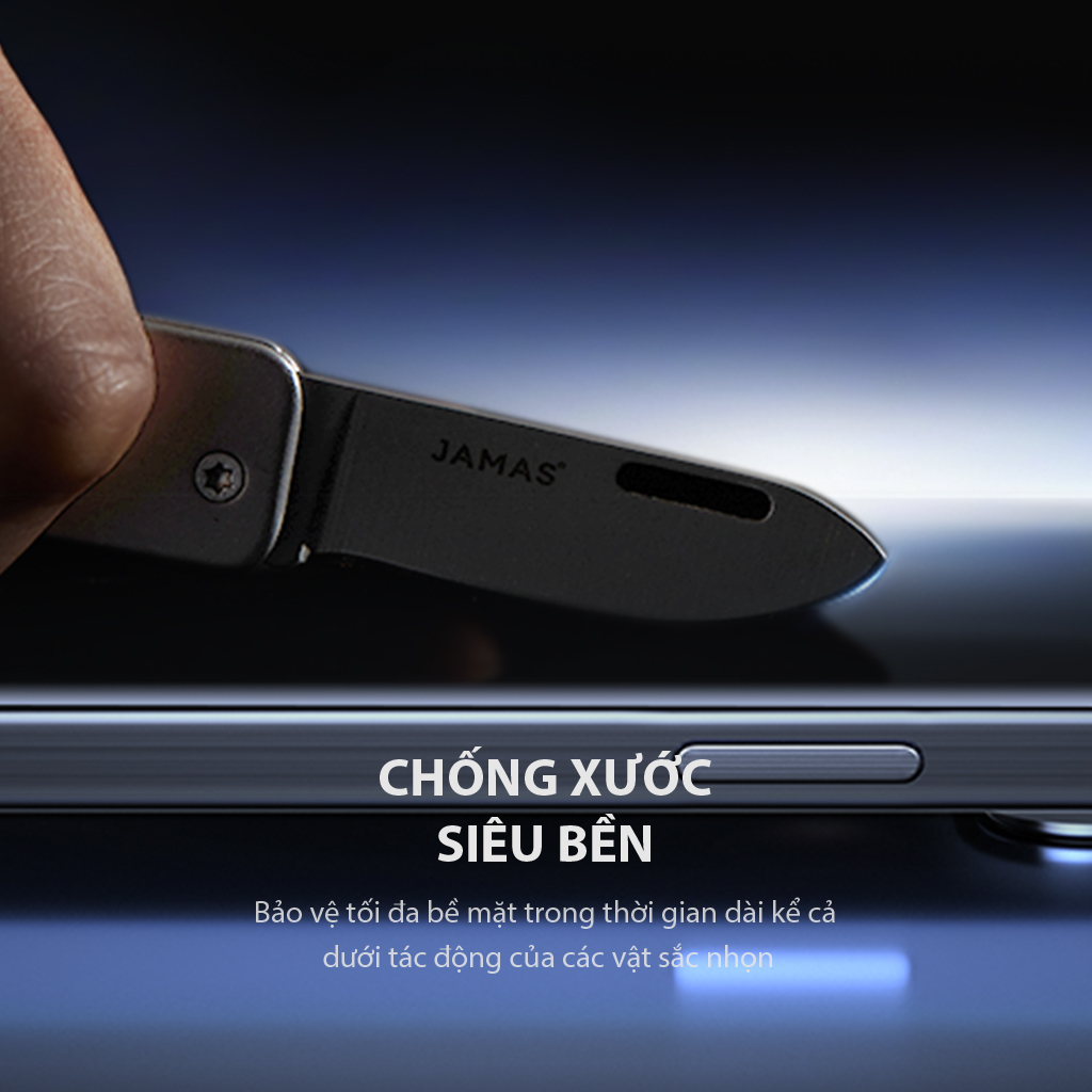 Mô tả Miếng dán cường lực trong suốt VGL01T/VGL04T VIVAN kèm khung tự dán cho điện thoại Táo 15 promax - 8