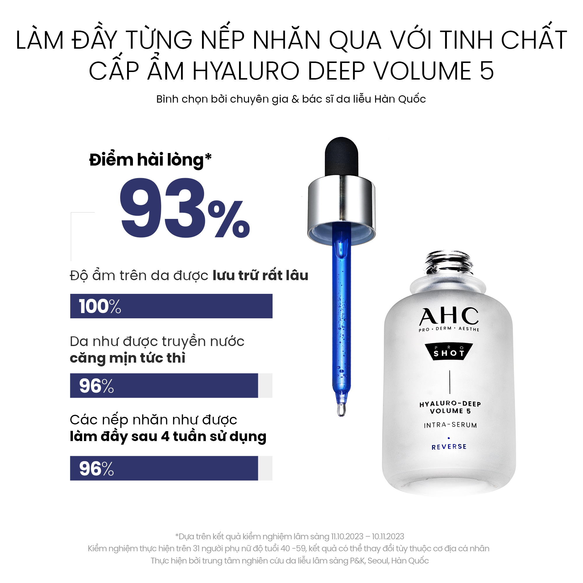 Serum AHC PROSHOT HYALURO-DEEP VOLUME 5 - Mờ nếp nhăn