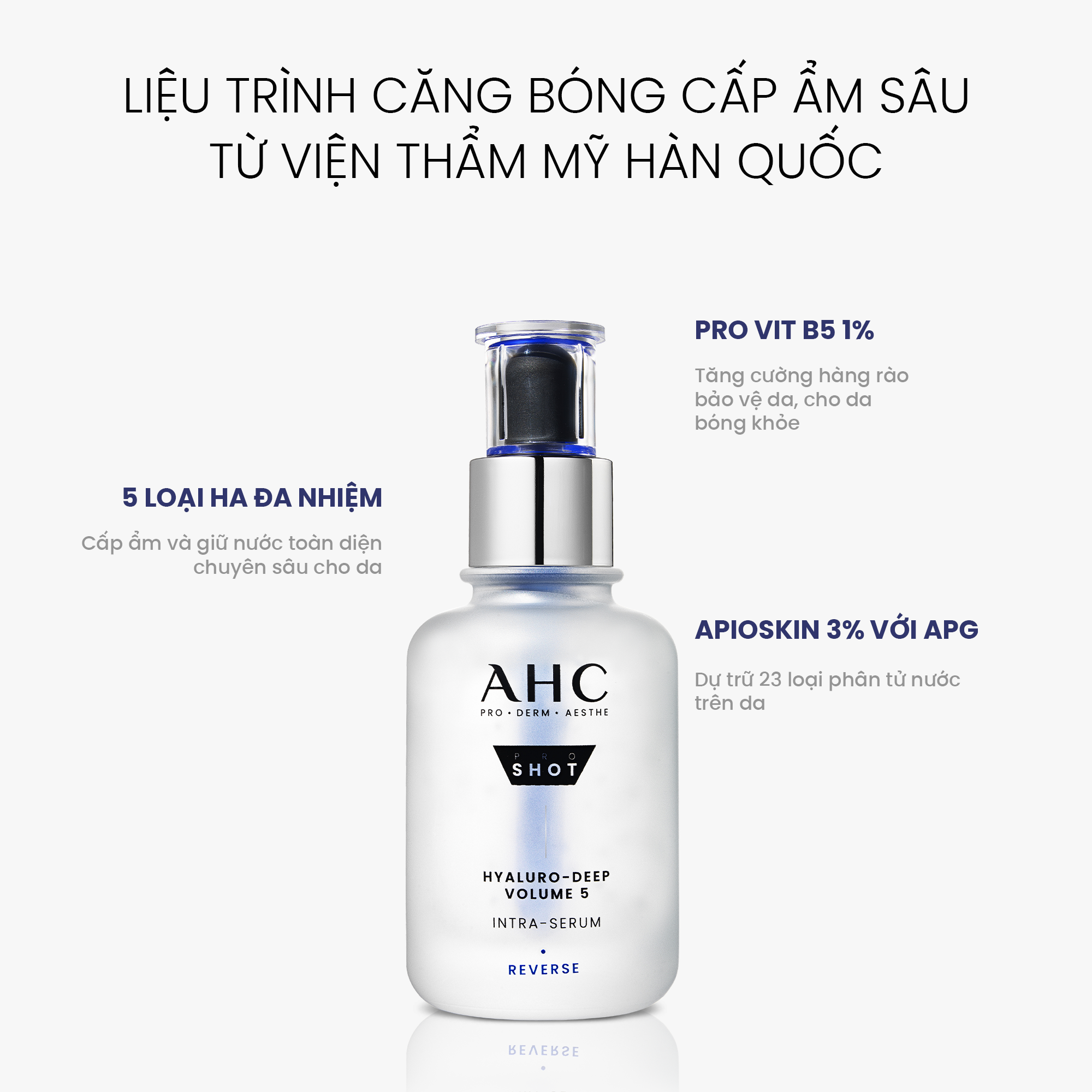 AHC PROSHOT HYALURO-DEEP VOLUME 5 - Công thức