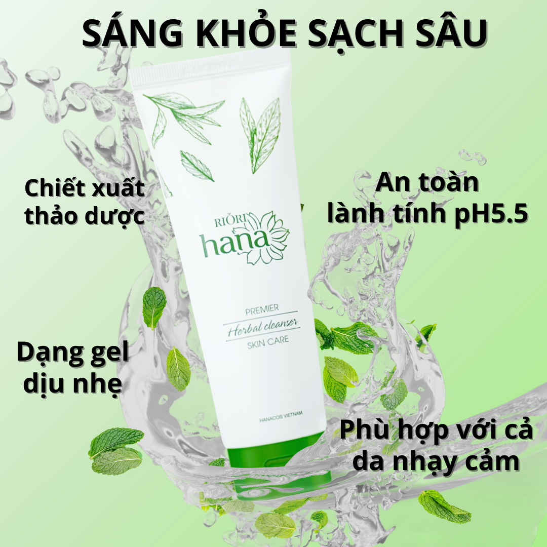 Thành phần Sữa Rửa Mặt RIORI HANA