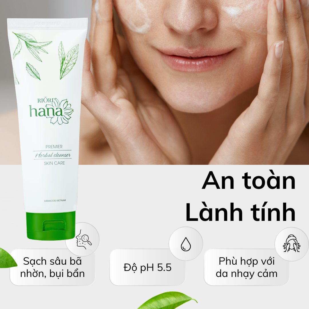 Mô tả Sữa rửa mặt da dầu mụn chứa bùn khoáng RIORI HANA MICRO BUBBLES MUD FOAM 120g - 9