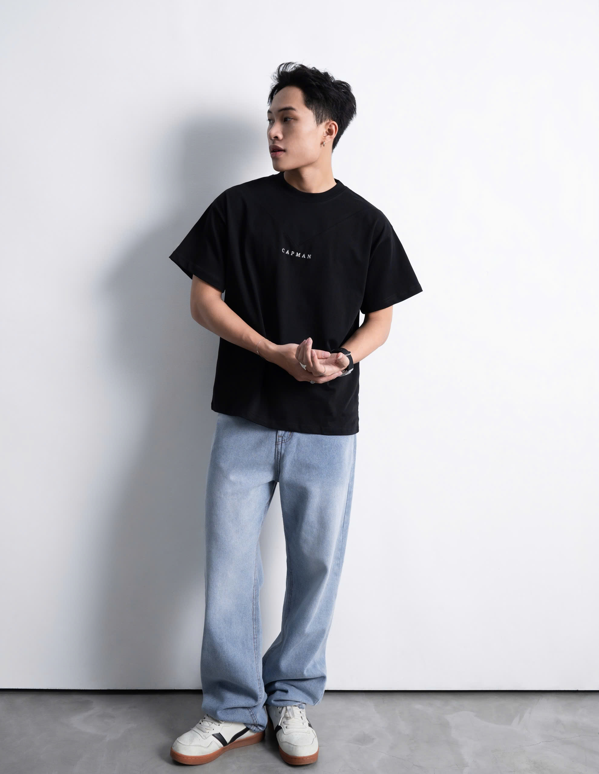 Áo thun Boxy Tee CONTOUR phom rộng