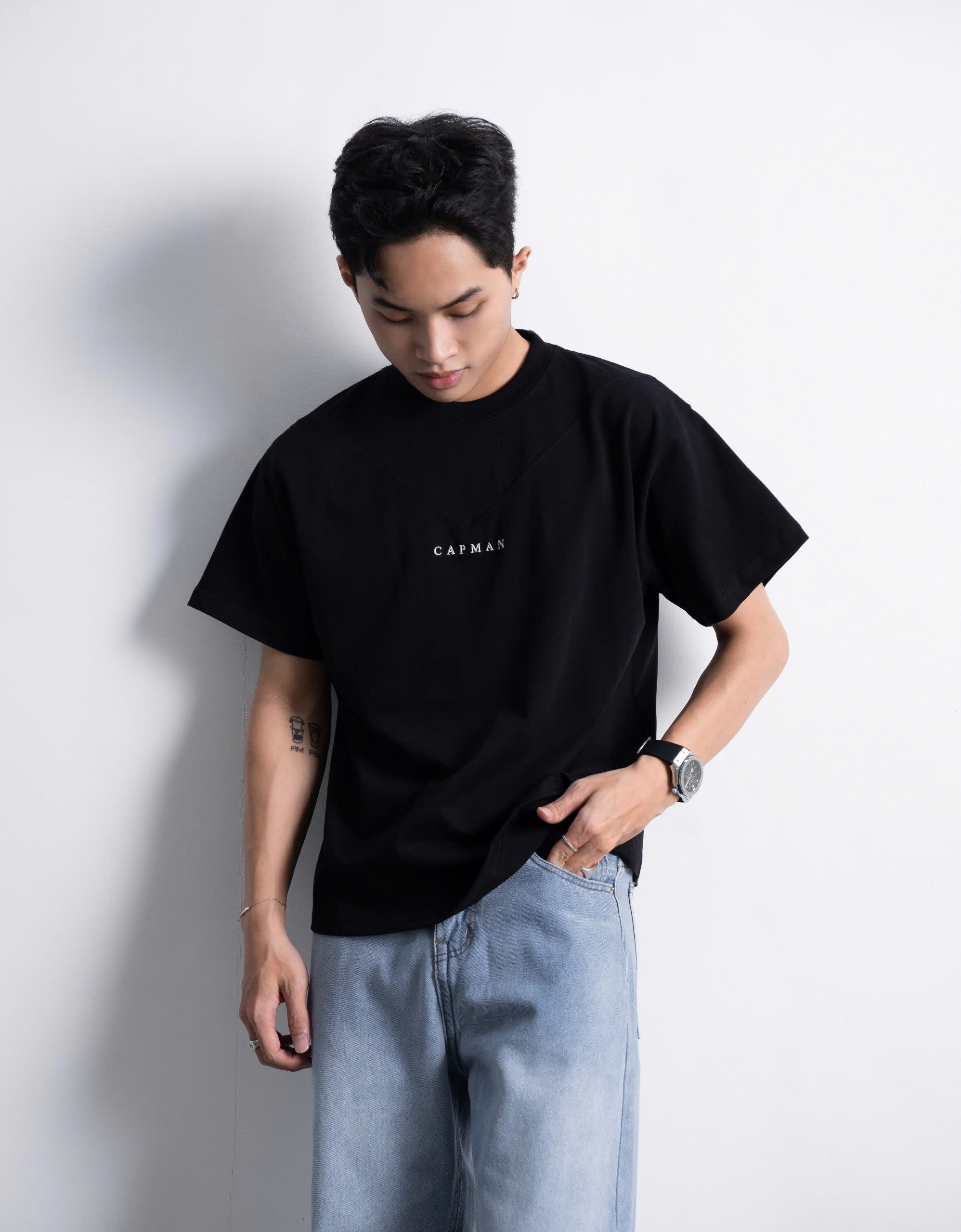 Áo thun Boxy Tee CONTOUR dáng lửng