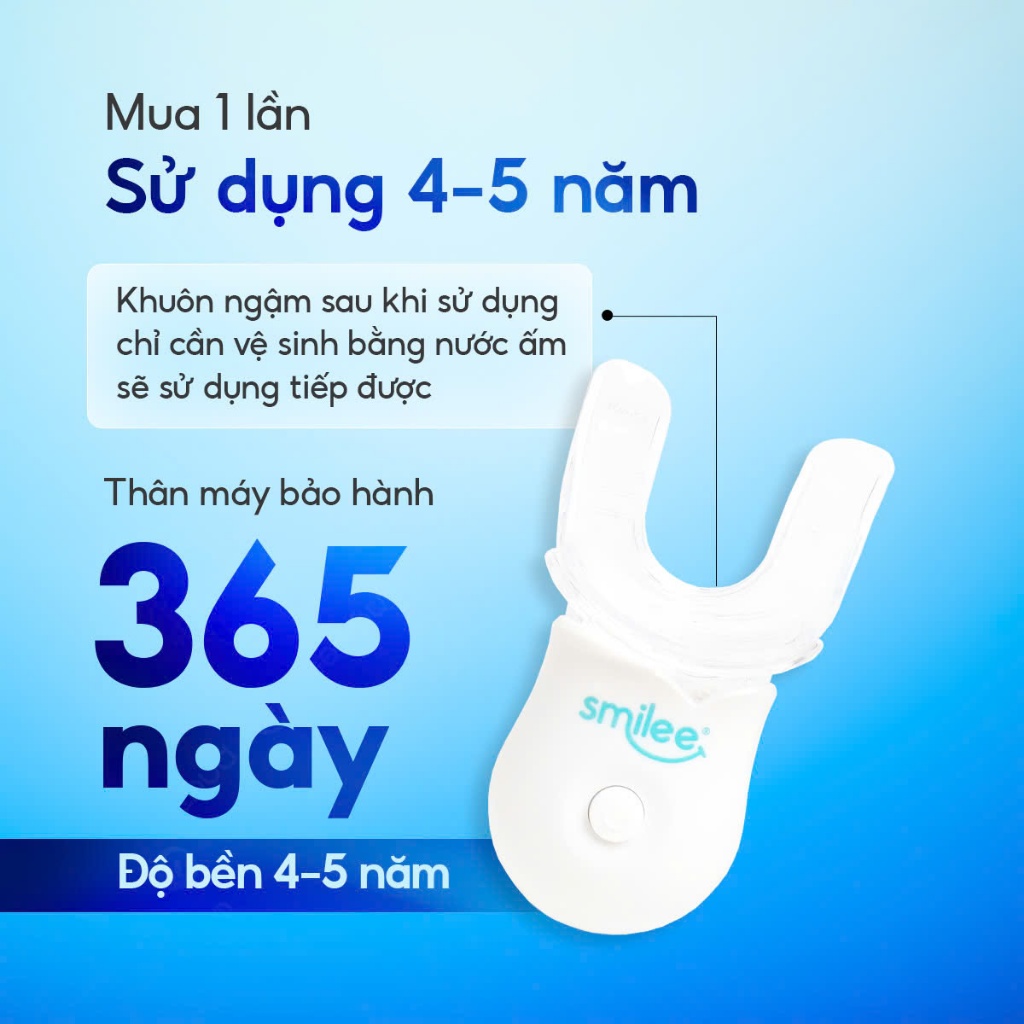 Mô tả Trắng răng tại nhà Smilee Max, trắng từ 3 đến 6 tone sau 1 liệu trình, an toàn cho răng nướu - 4