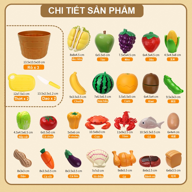 đồ chơi cắt trái cây