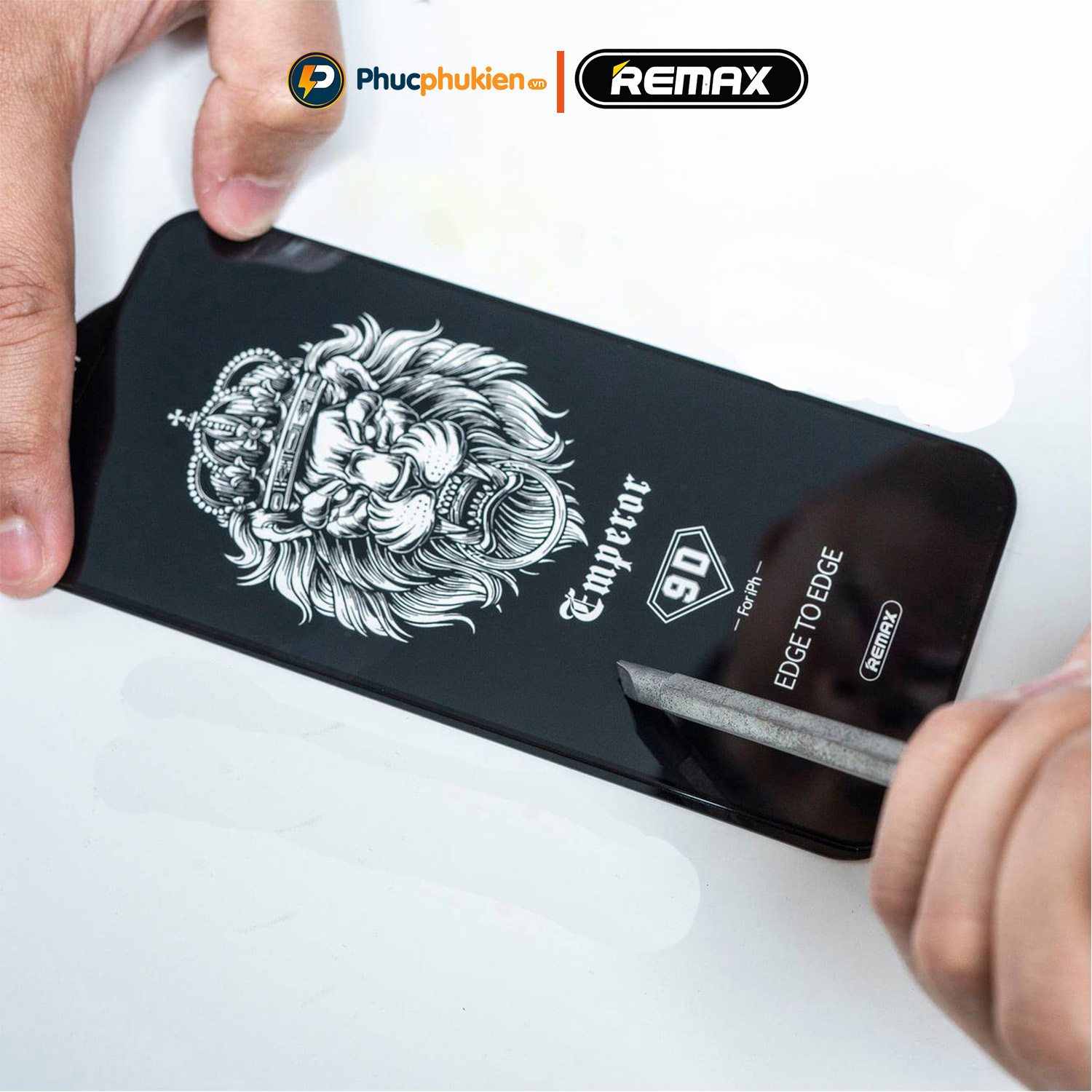 Mô tả Kính cường lực 9D full màn chống nhìn trộm chính hãng Remax cho iP 12 đến 15 pro max Phúc Phụ Kiện - 5