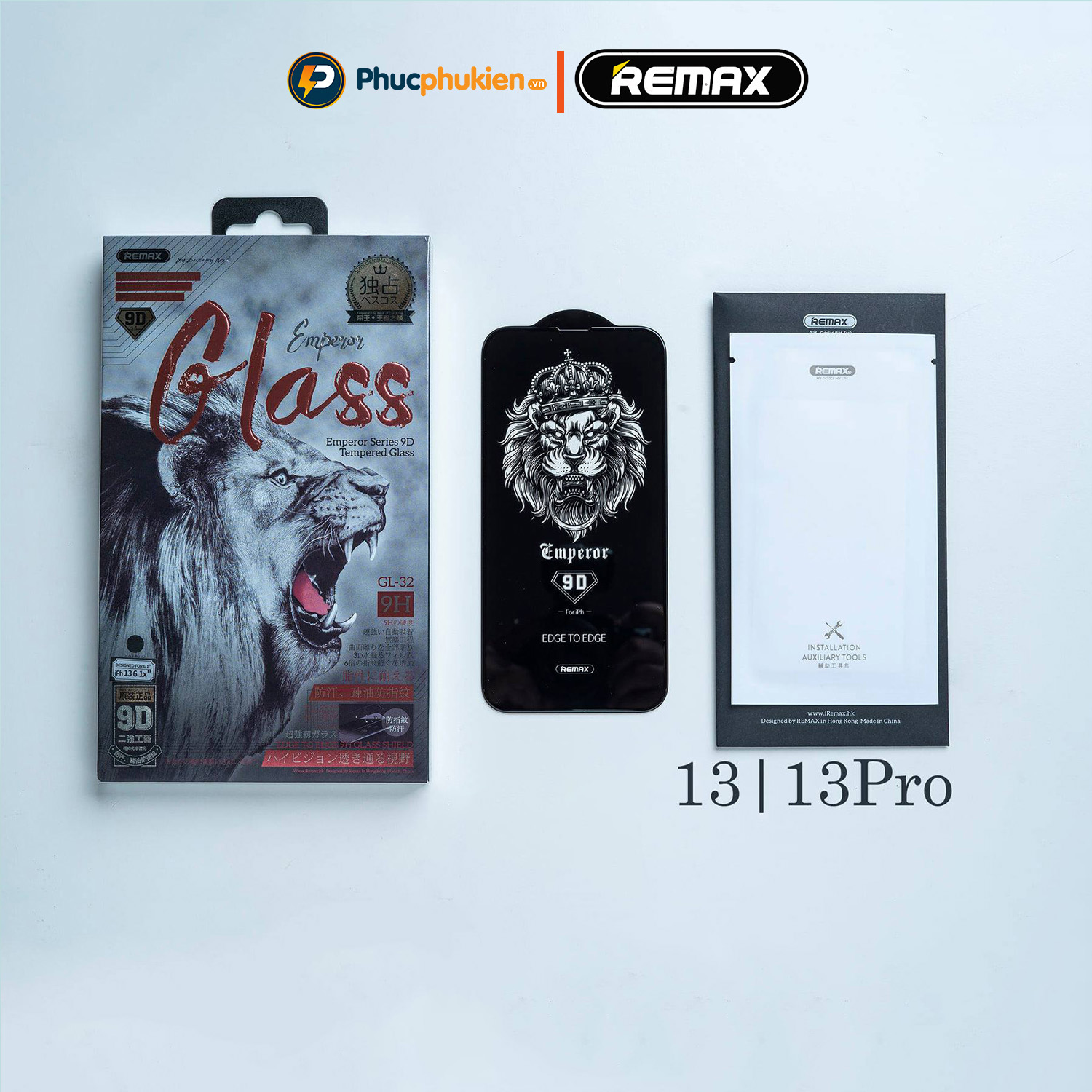 Mô tả Kính cường lực 9D full màn chống nhìn trộm chính hãng Remax cho iP 12 đến 15 pro max Phúc Phụ Kiện - 1