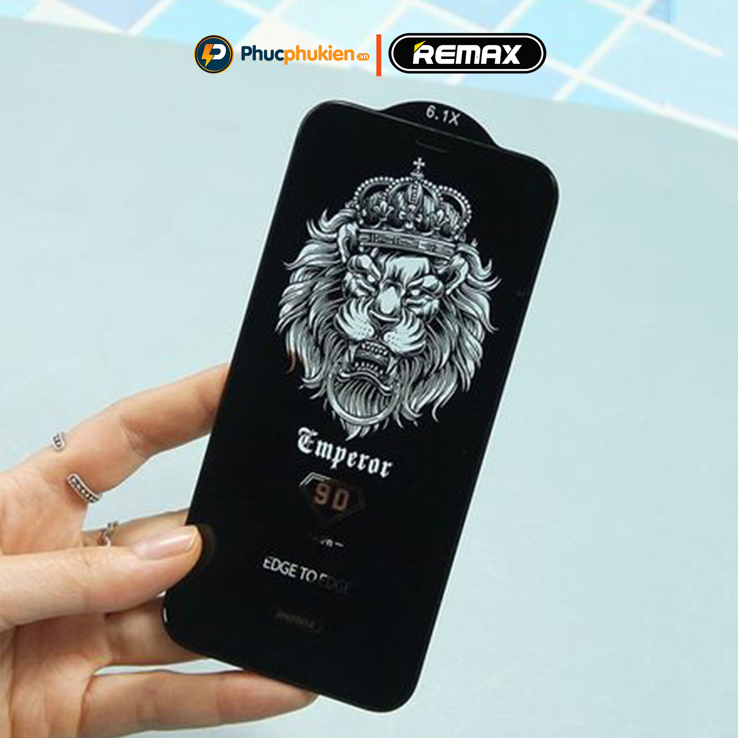 Mô tả Kính cường lực 9D full màn chống nhìn trộm chính hãng Remax cho iP 12 đến 15 pro max Phúc Phụ Kiện - 4