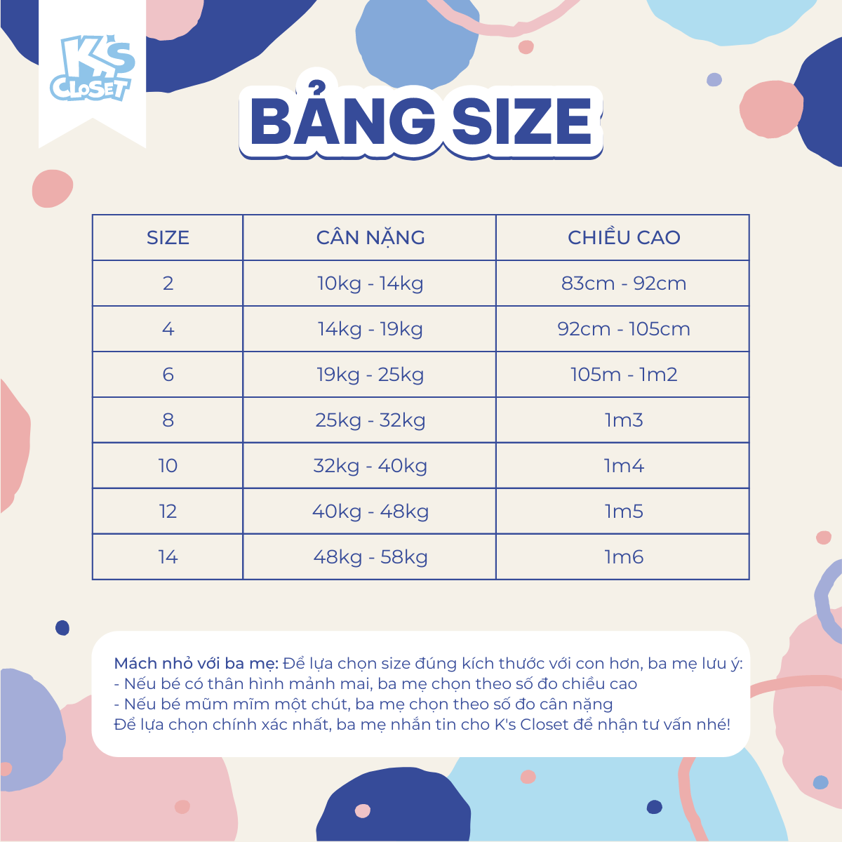 Mô tả Bộ Quần Áo Cộc Tay K'S CLOSET Chất Liệu Cotton Cho Bé Trai và Bé Gái Từ 10-55kg (2-14 tuổi) E006FOS - 2