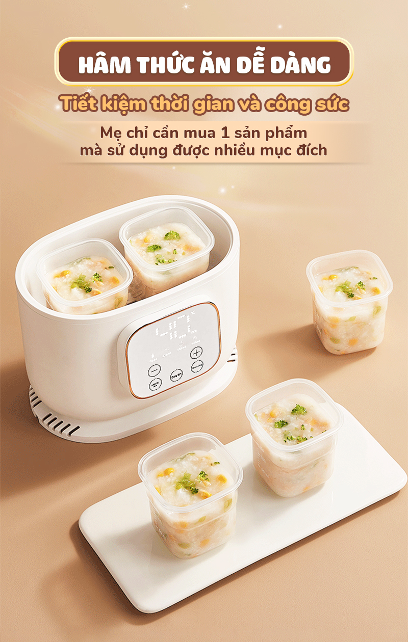 Mô tả Máy hâm sữa Chilux H5 - Điều chỉnh nhiệt độ thông minh, an toàn, tiện lợi - 5