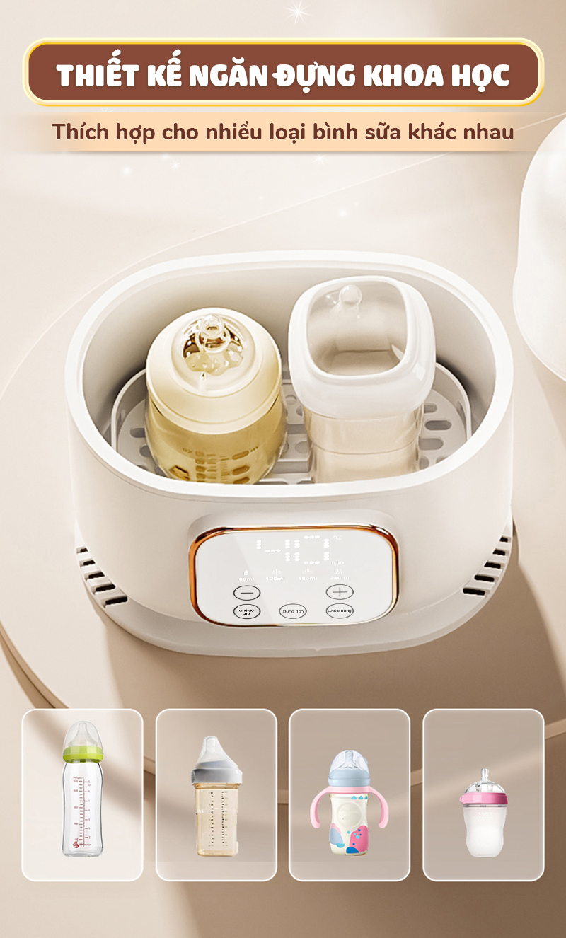 Mô tả Máy hâm sữa Chilux H5 - Điều chỉnh nhiệt độ thông minh, an toàn, tiện lợi - 7