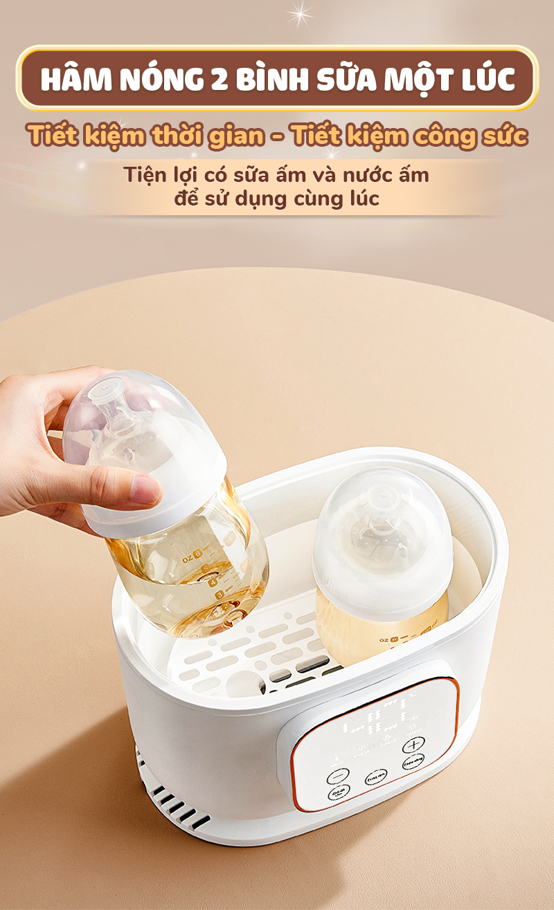 Mô tả Máy hâm sữa Chilux H5 - Điều chỉnh nhiệt độ thông minh, an toàn, tiện lợi - 8