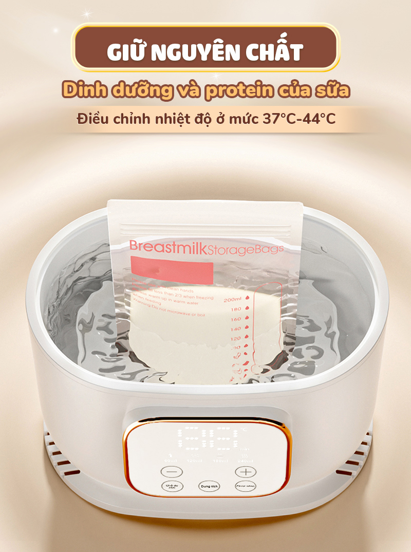 Mô tả Máy hâm sữa Chilux H5 - Điều chỉnh nhiệt độ thông minh, an toàn, tiện lợi - 3
