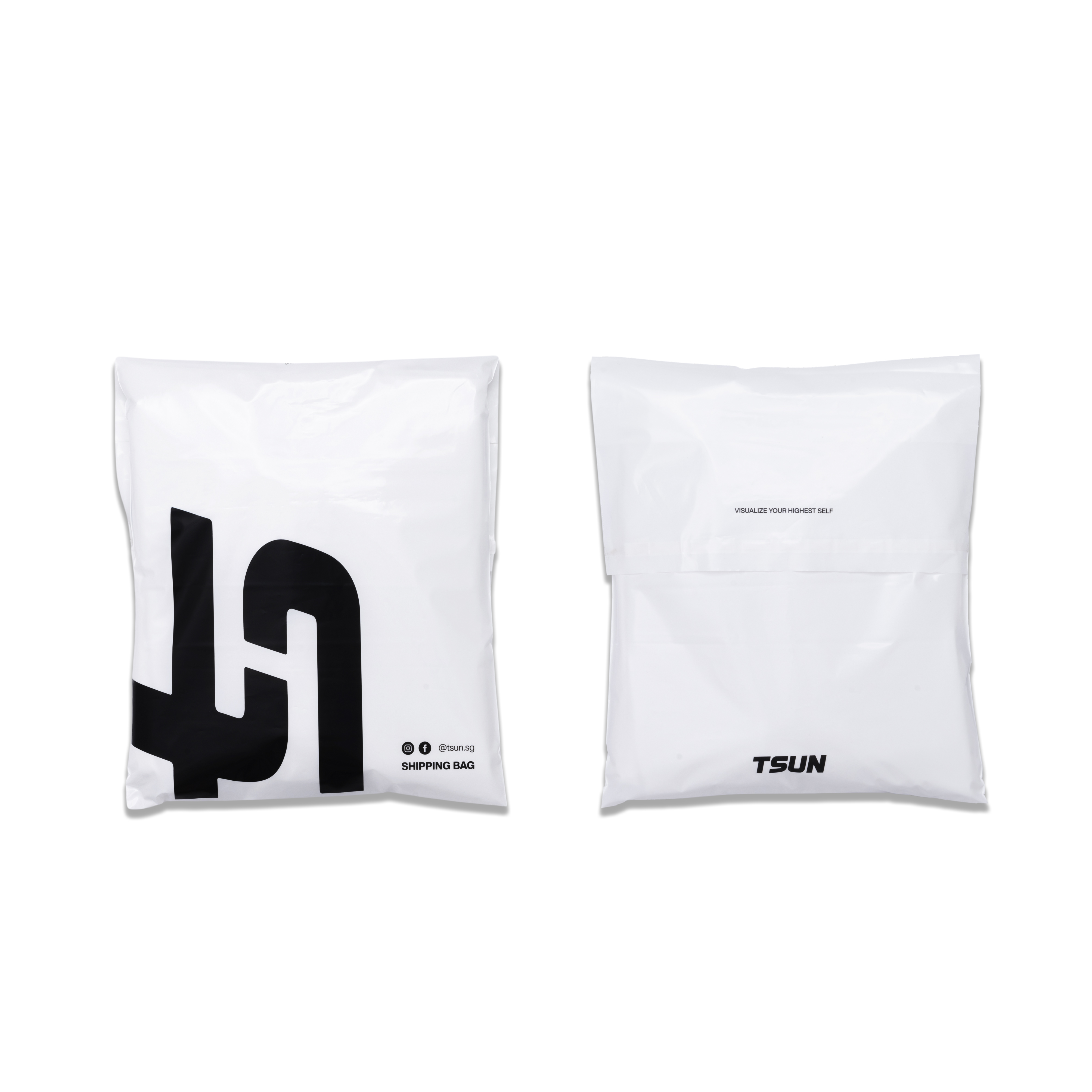 Mô tả Áo Thun Basic Đơn Giản Đen Tag Logo Kim Loại - Brand TSUN Chính Hãng - Metal Woo Logo Black - Unisex - 2