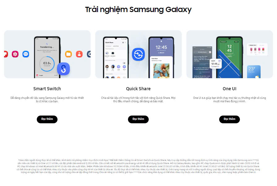Mô tả Samsung Galaxy A06 4GB | 128GB - 6.7" 60Hz | Chip Mediatek Helio G85 - Camera 50MP - 5000mAh | Bảo hành độc quyền 2 năm - 9