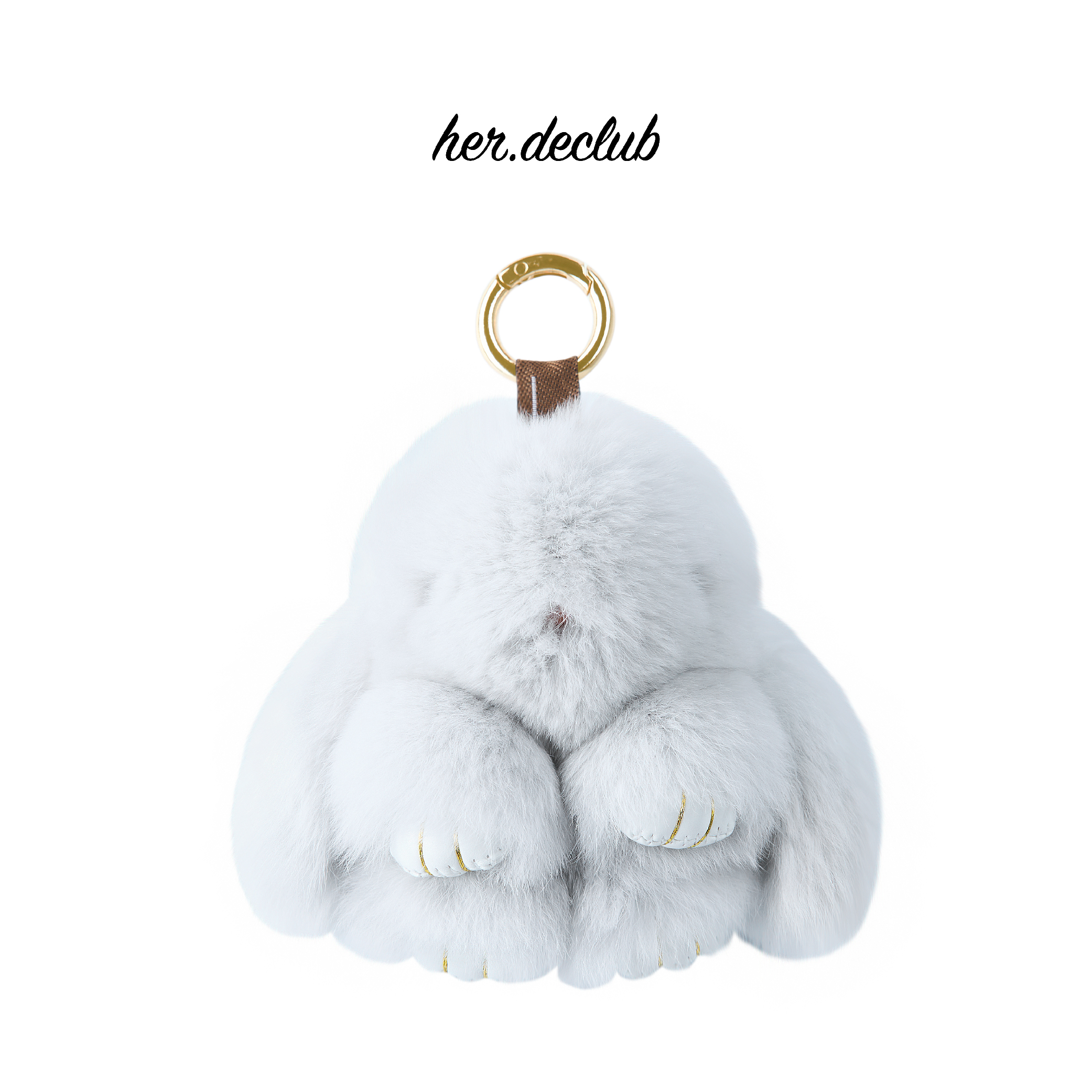 Mô tả Her.declub Charm thỏ đáng yêu cho túi xách - 1