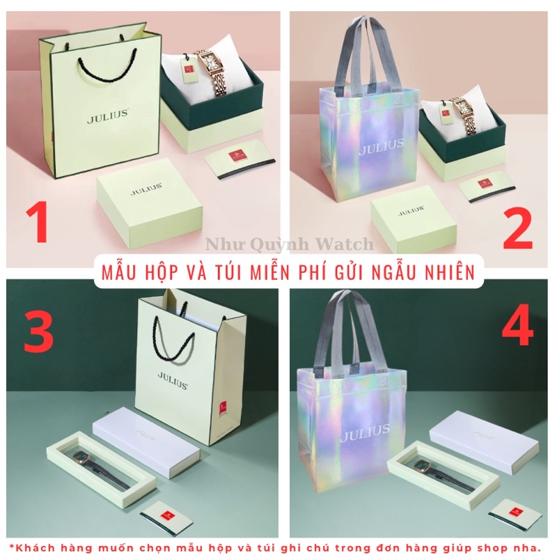 Đồng hồ Julius JA-941 mặt chữ nhật