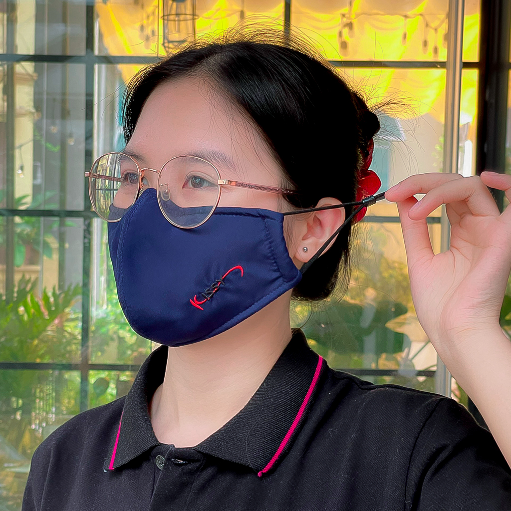 Mô tả Khẩu Trang 5D Kissy Người Lớn Sợi Hoạt Tính Chống Bụi Mịn Kháng Khuẩn Hiệu Quả Nhiều Màu Đủ Size - 5